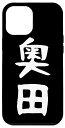 iPhone 13 Pro Max 奥田名字 家族お揃い ギャグ ネタ ウケ狙い 贈り物 ギフト 面白い おもしろ スマホケース