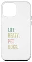 iPhone 12 mini Lift. Heavy Pet 犬 面白い ワークアウト ジム 女性 ウェイトリフター スマホケース