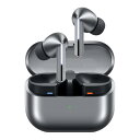 Galaxy Buds3 ProlシルバーlGalaxy AI対応lワイヤレスイヤホン 本体 端末lSamsung純正 国内正規品l2024年発売lノイズキャンセリングl立体音響l防水IP57lBluetooth 5.4l最大30時間再生(2)