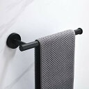SUS304ステンレススチールタオルリングブラック仕上げ壁取り付けバスルームタオルホルダーバーラックトイレとバスルーム用 ブラシ…