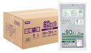 ジャパックス 環境袋策 ゴミ袋 90L 透明 300枚 (10枚x30冊) バイオマス25%配合 ポリ袋 (エコマーク付き) GTM93B まとめ買い ケース販...