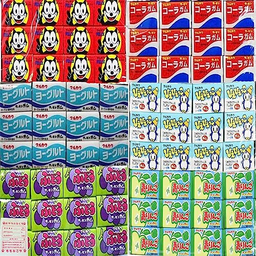 マルカワ ガム フーセンガム フィリックス コーラ ヨーグルト ひえひえっこ ぶどう 青りんご 6種類 各1..