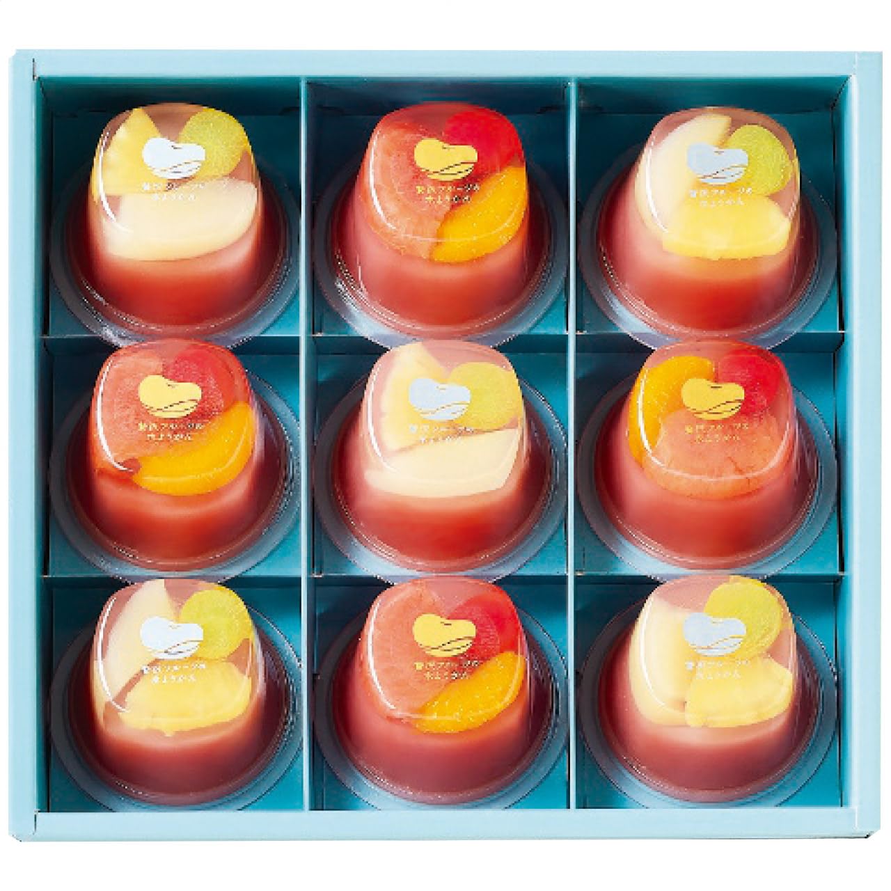 中島大祥堂 贅沢フルーツの水ようかん 1箱(9個)