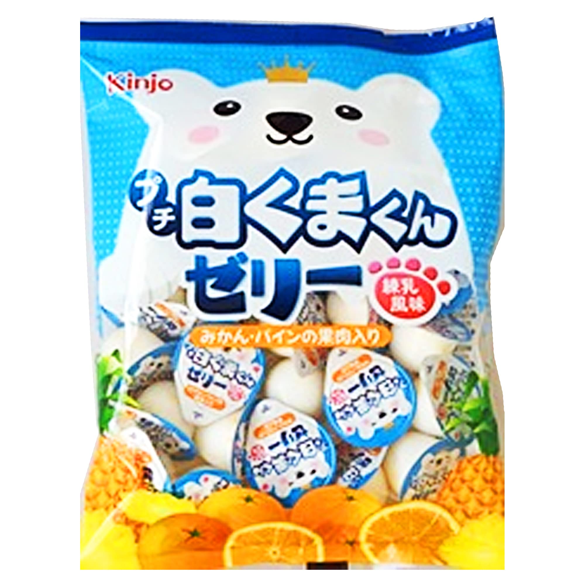 金城製菓 プチ白くまくんゼリー24個入練乳風味×9袋