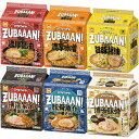 マルちゃん ZUBAAAN! ズバーン 6種類セット 3食パック (計18食) 背脂濃厚醤油 ×1 旨コク濃厚味噌 ×1 にんにく旨豚醤油 ×1 横浜家系醤油豚骨 ×1 博多豚骨ラーメン×1 横浜家系醤油豚骨×1 (にんにく しょうゆ 豚
