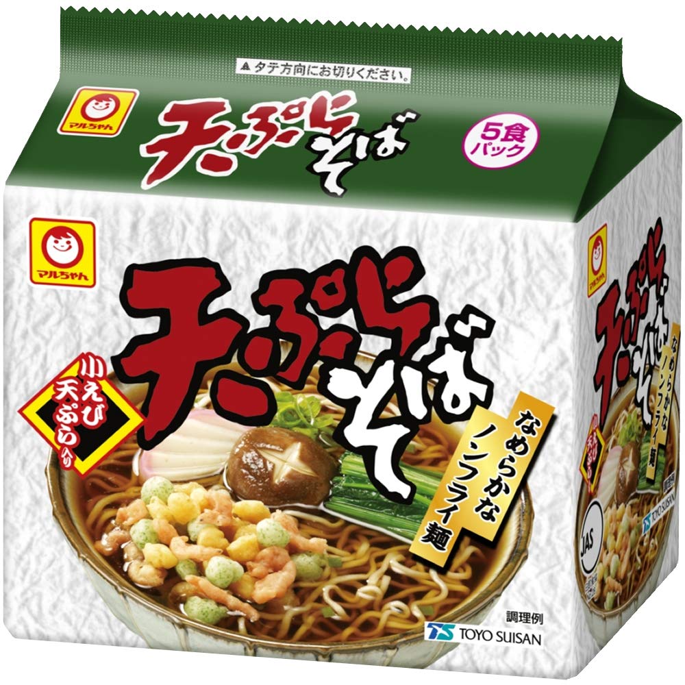 マルちゃん 東洋水産 天ぷらそば 5P×6個