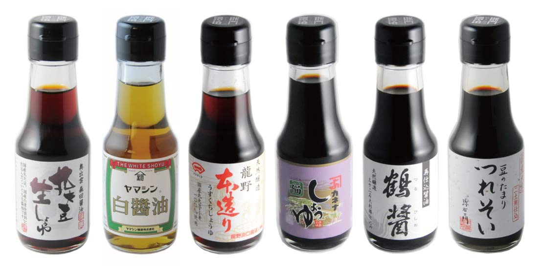 職人醤油の基本の6種類の醤油セット ×6本