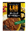 LEE(リー) ガーリックキーマカレー 辛さ×12倍 150g×10個 江崎グリコ (超辛/大辛/辛口/スパイス/常温保存/レトルト/詰め合わせ/リー)