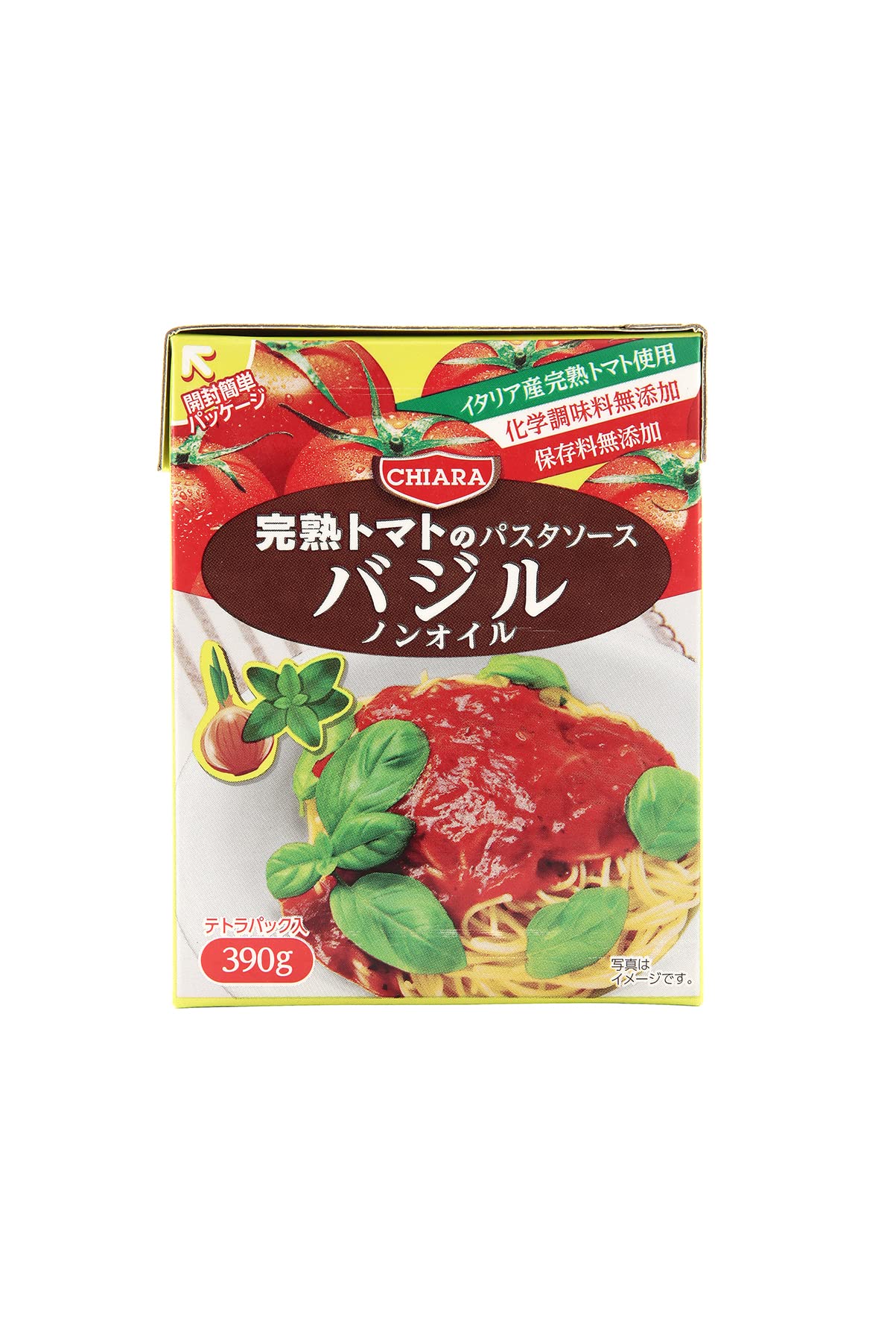 キアーラ パスタソース バジル 390g ×16個