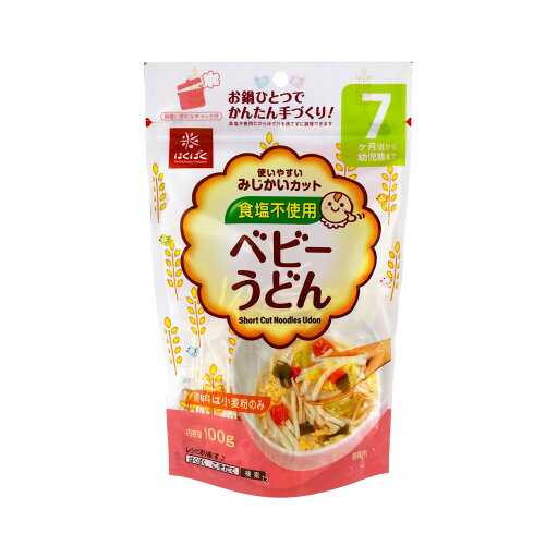 はくばく ベビーうどん 100g×10袋7ヶ月頃から はくばく ベビーうどん 100g×10袋7ヶ月頃から