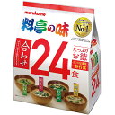 大容量タイプマルコメ たっぷり お徳 料亭の味 即席味噌汁(4種×6種) 24食×6袋