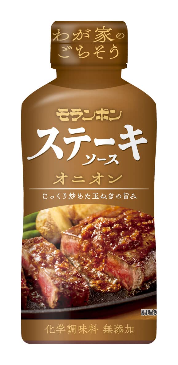モランボン ステーキソースオニオン 220g ×5本