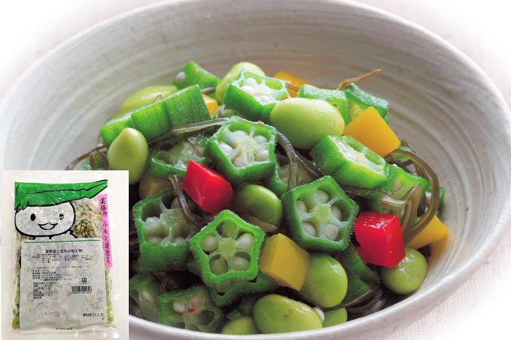 冷凍 ヤマダイ 夏野菜と昆布の和え物 500g×3袋