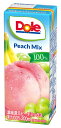 Dole DOLeピーチミックス100%LL 200ml×18本