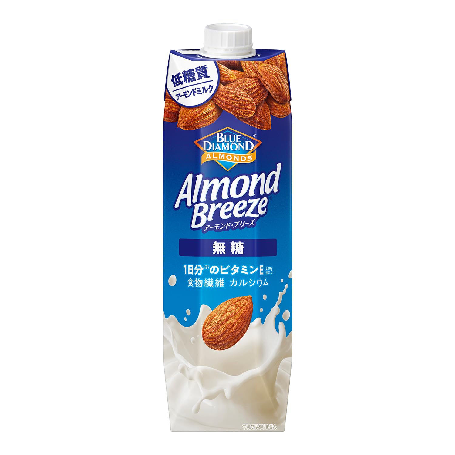 カゴメ アーモンド・ブリーズ 無糖 1000g紙パック×6本 (低糖質 ビタミンE 食物繊維 カルシウム)