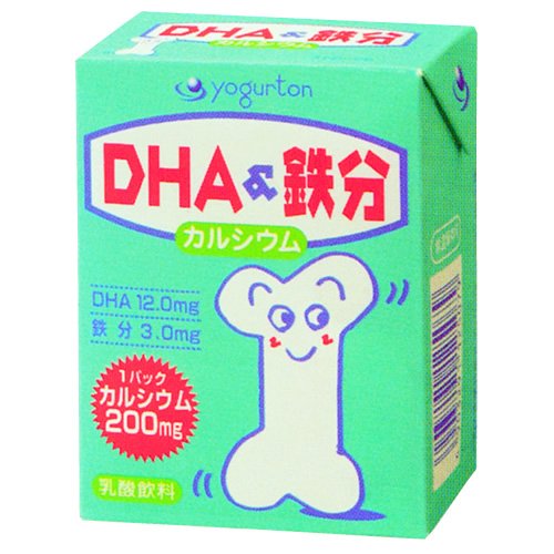 ヨーグルトン乳業 DHA&鉄分 200ml×16本
