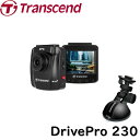 【箱傷み処分】Transcend DrivePro 230 ドライブレコーダー トランセンド ドライブプロ 300万画素 常時録画 ドラレコ 車載カメラ 高性能 広角レンズ フルHD Wi-Fi GPS 高画質