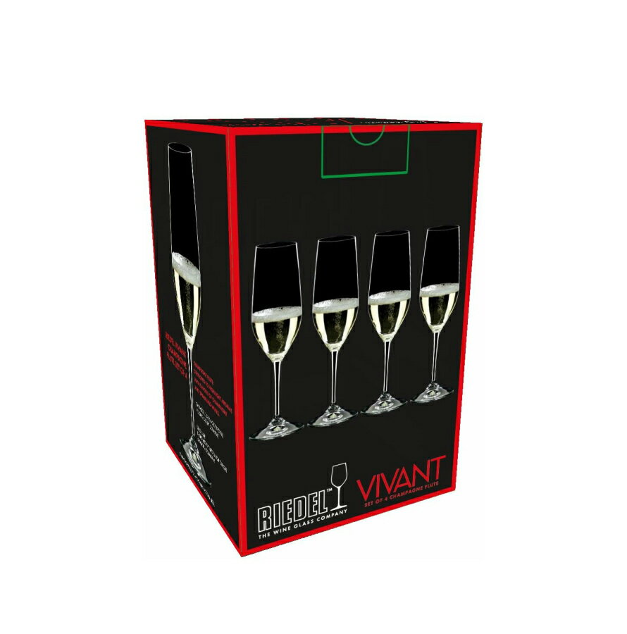 リーデルシャンパングラス4脚VIVANT0484/08RIEDELシャンパンシャンパーニュ泡スパークリングワイン発泡酒ワイングラスフルートヴィヴァントドイツ製マシンメイドクリスタルガラス