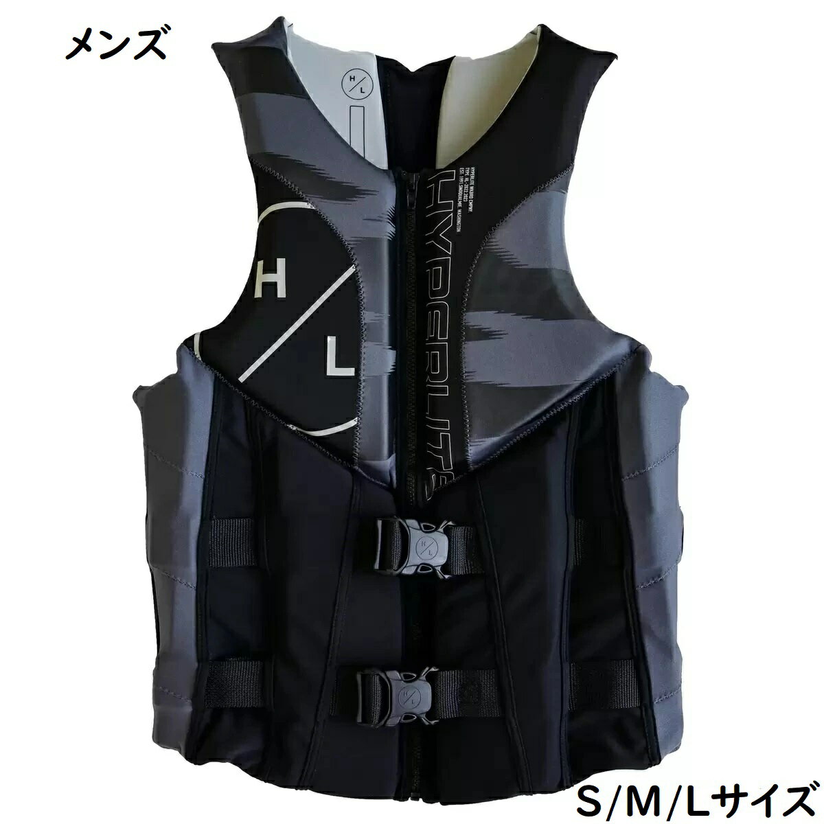 2023 ハイパーライト ライフジャケット メンズ(M/L/XLサイズ) HYPERLITE ライフベスト フローティングベスト 大人用 救命胴衣 ジェットスキ...
