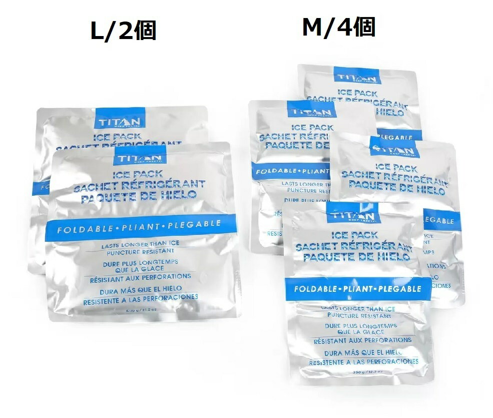タイタン 保冷剤 アイスパック 6Pセット　氷点下 長時間 保冷バッグ クーラーバッグ クーラーボックス キャンプ アウトドア 保冷 TITANのサムネイル