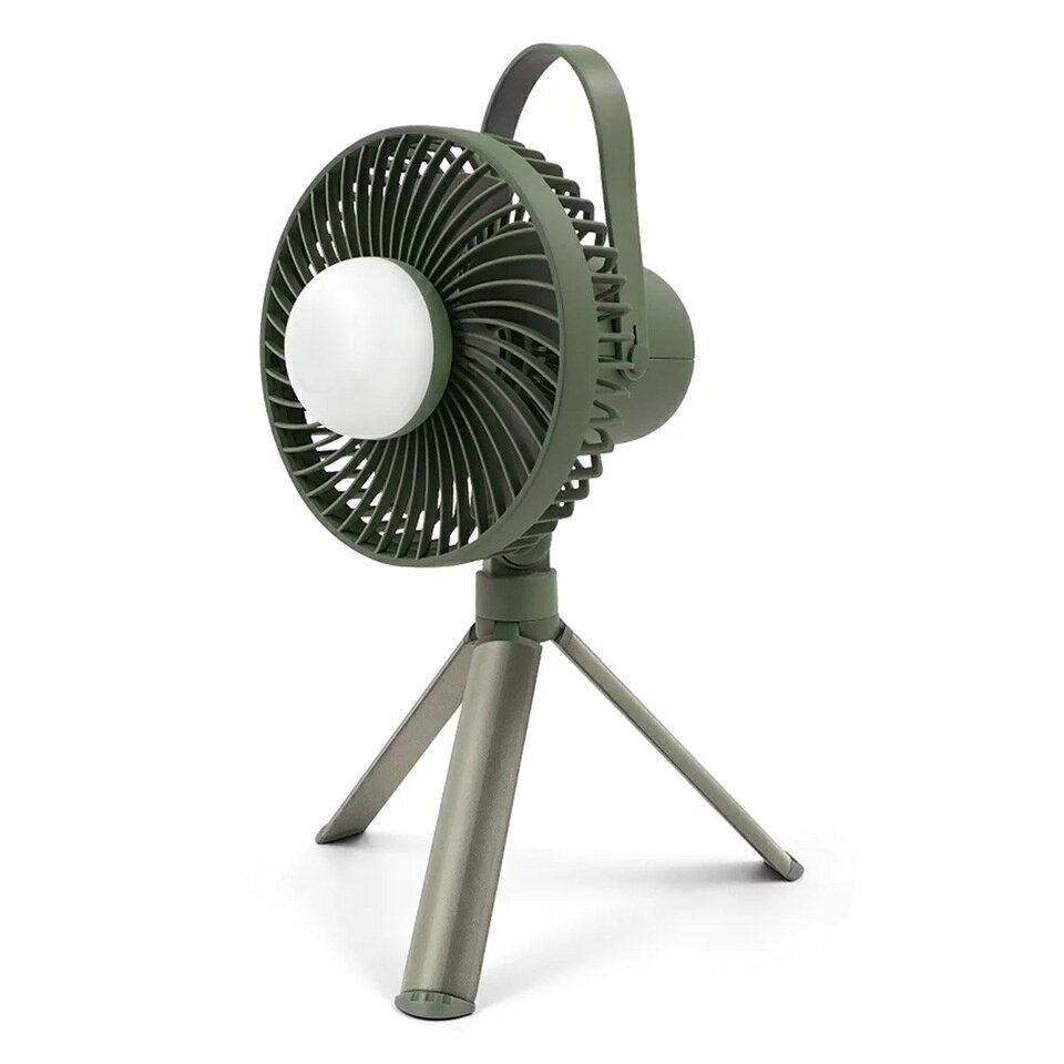 カメリオン ライト付き キャンプファン　三脚付き 扇風機 充電式 ランタン LEDランタン ハンディファン ファン付き Camelion 吊り下げ コードレス 卓上 つり下げ アウトドアフファン アウトドア扇風機 軽量 小型 車内 テント 屋外 アウトドア キャンプ 車中泊 熱中症対策