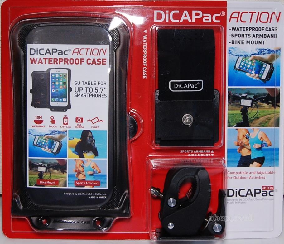 ディカパックアクション C2A IPX8 防水スマホケース 5.7インチまで対応　DiCAPac A...
