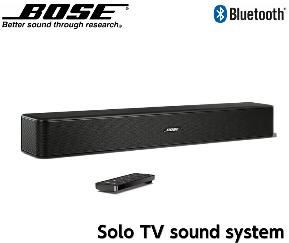 BOSE Solo TV sound system 壁掛け金具(WB-120)付属 ワイヤレス TV スピーカー ホームシアター サウンドバー Bluetooth ブルートゥース テレビ用スピーカー シアターバー ステレオスピーカー