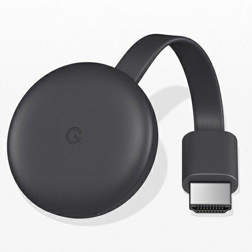 新製品 第3世代 クロムキャスト チャコール Google Chromecast GA00439-JP クロームキャスト ワイヤレス ディスプレイアダプタ HDMI 2.4GHz 5GHz Wi-Fi ストリーミング 音楽 動画 映像 第三世代 クロームキャスト3 クロムキャスト3