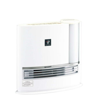 SHARP シャープ 加湿セラミックファンヒーター ホワイト系 HX-H120-W 加湿機能付き セラミックヒーター ファンヒーター ヒーター 加湿器 プラズマクラスター7000 暖房器具