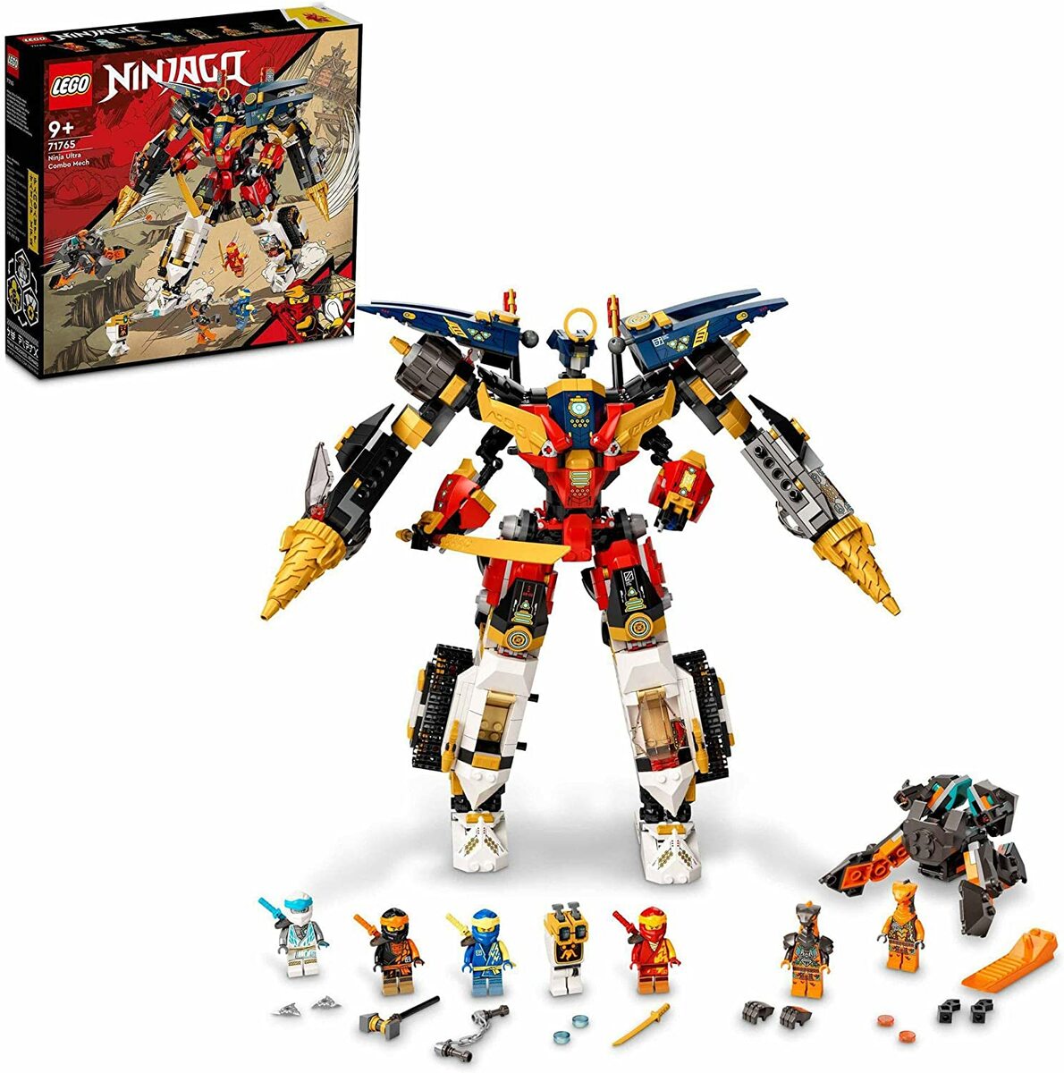 レゴ ニンジャゴー 71765 ニンジャ 合体ウルトラメカスーツ 9才以上　LEGO NINJAGO ブロック おもちゃ 知育玩具 レゴジャパン レゴブロック 男の子 デジタルワールド 忍者 飛行機 アート ニンドロイド ジェット機 ニンジャごっこ 想像力 ごっこ遊び　ギフト プレゼントのサムネイル