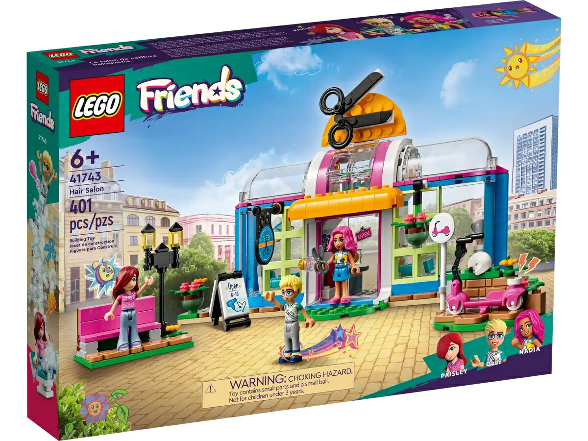 レゴ フレンズ ハートレイクシティのヘアサロン 41743　LEGO Friends ブロック おもちゃ 知育玩具 レゴジャパン 女の子 ごっこ遊び 人..