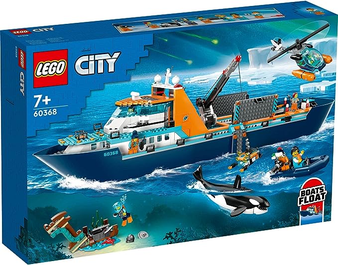 レゴ シティ 北極探検船 60368　7才以上 LEGO CITY　ブロック おもちゃ 知育玩具 レゴブロック レゴジャパン 男の子 女の子 海 海底 生物 探検 船 ごっこ遊び 組み立てのサムネイル