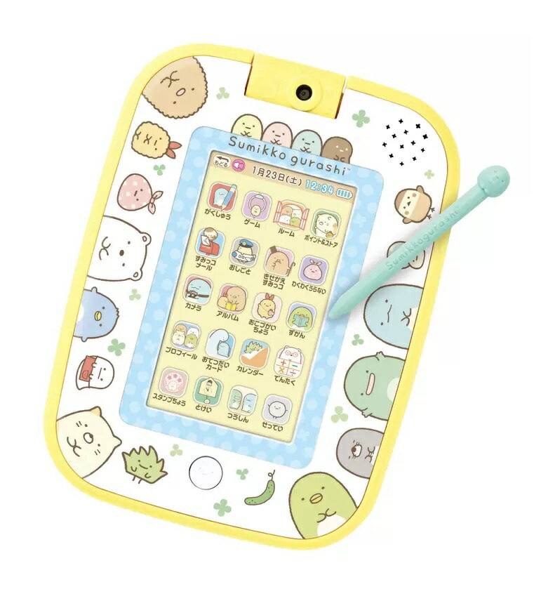 すみっコぐらし もっと遊んで学べちゃう すみっコパッド すみっこぐらし すみっこ タブレット パッド 電子玩具 電子パッド 知育 学習 小学生 アプリ プログラミング カメラ機能 アガツマ