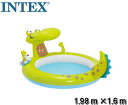 INTEX アリゲーター スプレープール 2才以上 ビニールプール インテックス キッズプール ファミリープール ベビープール 子供用プール レジャープール 家庭用プール 海 夏 水遊び 幼児