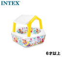 【箱傷み品】インテックス ハッピー オッター シェードプール 56493J 屋根付き INTEX ビニールプール プール エアプール キッズプール ファミリープール 子供用プール レジャープール 家庭用プール ベビープール 夏 水遊び キッズ用 ベビー用 6歳以上 ベランダ テラス