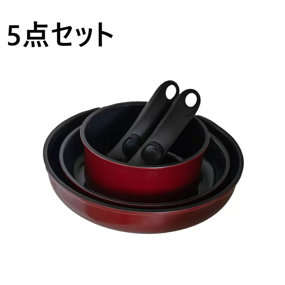 コンベック 取っ手の取れるフライパン セット　フライパン 片手鍋 22cm 26cm 16cm ソースパン 鍋 取手が取れる 炒め鍋 IH対応 ガス火対応 セラミックコーディング セラミックフライパン 軽量 PFASフリー PFOAフリー 不使用 着脱式 省スペース エッグパン ハンドル 食洗機対応のサムネイル