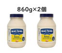 【860g×2個】ベストフーズ リアルマヨネーズ マヨネーズ 輸入マヨネーズ 海外 瓶 Best Foods REAL MAYONNAISE 取り寄せ グルテンフリー サンドイッチ ドレッシング ディップソース ポテトサラダ 健康 安心 輸入品 大容量 業務用