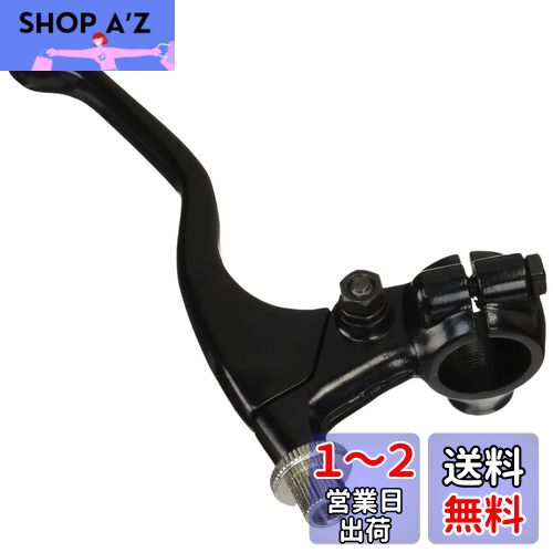 キタコ(KITACO) 左レバー&ホルダーセット(ミラーホルダー付) モンキー(MONKEY)等 ショート/ブラック 525-0700100