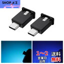 GIMUYA Type-C LEDライト USB 車内用 8色 メモリー機能 自動点灯 調光機能 アンビエントライト RGB USB給電 イルミネーション タイ...