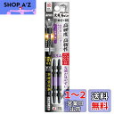 アネックス(ANEX) 黒龍靭ビット 両頭 スリム +2×65 2本組 ABRS-2065