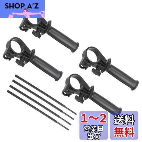 CoCud 調節可能なサイドフロント補助ハン マーハンドル 41-44 mm レンジ交換用ハン マードリルサイドハンドル 13Aインパクトドリル用 4個