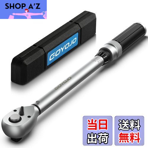 【送料無料】GOYOJO トルクレンチ プレセット型 差込角(3/8 インチ) 5-60N.m 両回転対応 トルク精度 ±3..