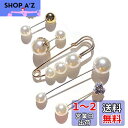 【BEAUTY PLAYER】パール ブローチピン ピンブローチ ピンバッジ ラペルピン ショールピン ストールピン 合金 人工真珠 レディース アクセサリー ...