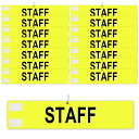 腕章 スタッフ STAFF 文字印刷済み 安全ピン付き マジックテープ ずれない 自治会 学校 撮影 スタッフ 町内会 イベント用 5枚セット (黄色+ブルー)(3)