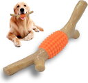 SCHITEC 犬 おもちゃ 噛む 歯ブラシ 【枝の形・オレンジ・牛肉の香り・噛みやすい】歯磨き 知育玩具 ストレス解消 運動不足 丈夫 耐久性 訓練玩具 大・中型犬に適用 (オレンジの噛むクッション)(3)
