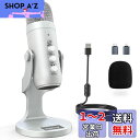 ZealSound ASMRマイク 配信用マイク コンデンサーマイク For i*Phone USBマイク エコー機能付き 録音 ゲーム実況 ライブ配信 Sky...