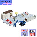 タカラトミー(TAKARA TOMY) トミカ トミカタウン どうろ工事現場 (トミカ&情景パーツ付き) ミニカー おもちゃ 3歳以上