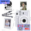 HIYQIN instax mini 12ケース、FUJIFLM 「チェキ instax mini 12」 ケース 5点セット チェキ 12 クリアケース ショ...
