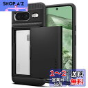 【送料無料】Spigen Google Pixel8 ケース カード 収納 MIL規格取得 耐衝撃 指紋防止 傷防止 衝撃 吸収 二重構造 スリム・アーマー C...