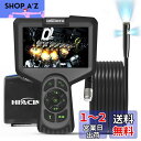 Hiacinto 10M着脱式ファイバースコープ デジタル内視鏡 HD 1080P 三つレンズ 検査カメラ 工業用内視鏡 5.0インチIPSスクリーン付き IP...